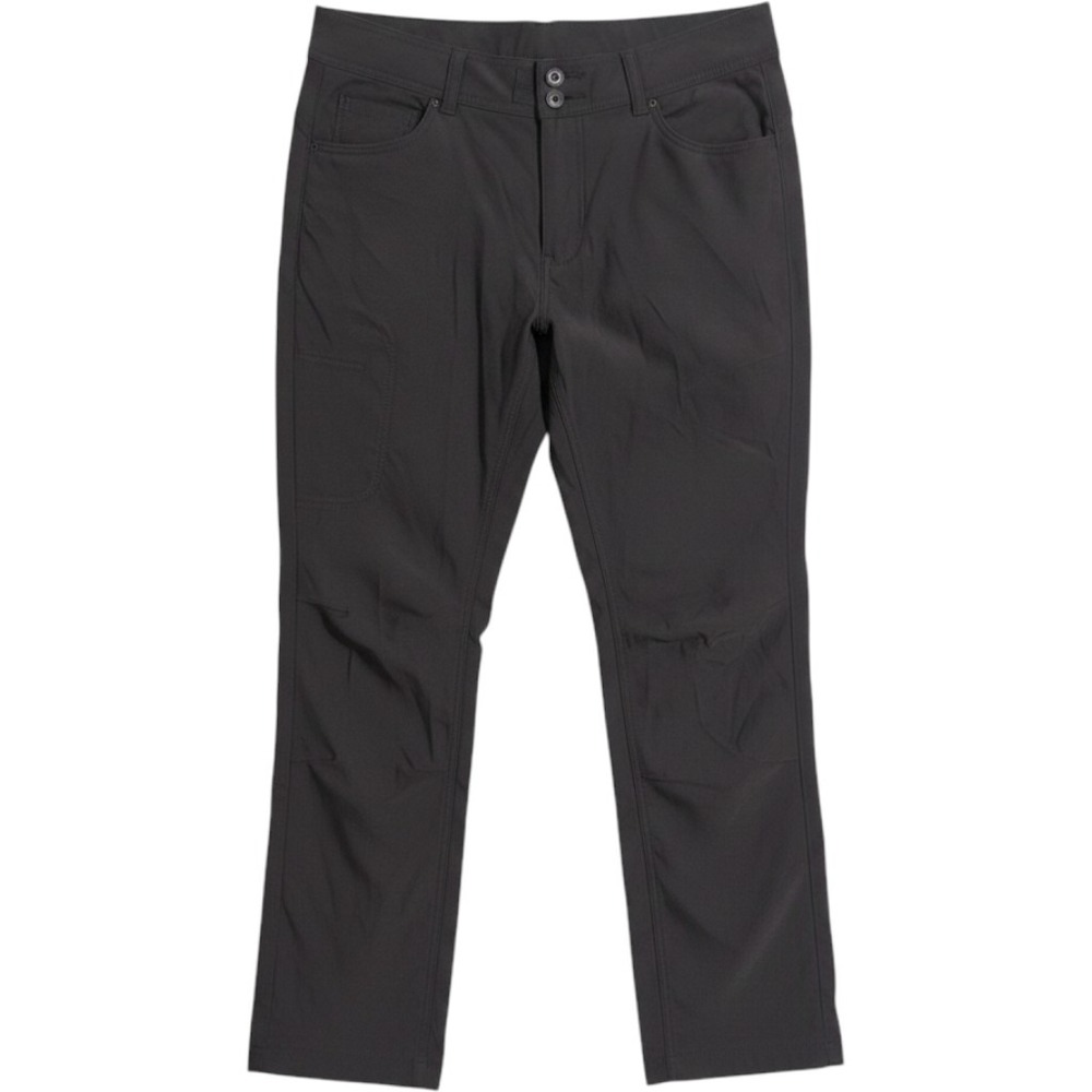 Prana Halle Pants Straight Leg 8/RG Gray Womens Hiking Outdoor Travel Activewear